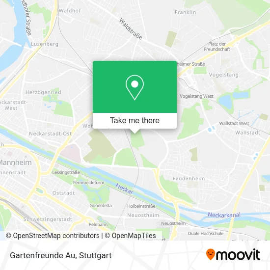 Карта Gartenfreunde Au