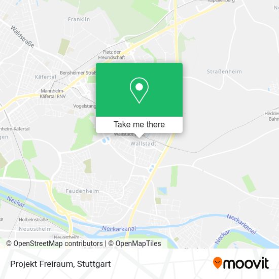 Карта Projekt Freiraum