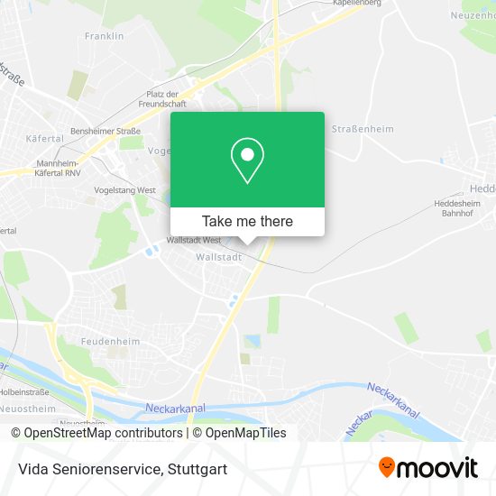 Карта Vida Seniorenservice