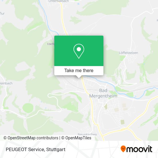 Карта PEUGEOT Service