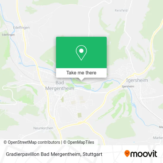 Карта Gradierpavillon Bad Mergentheim