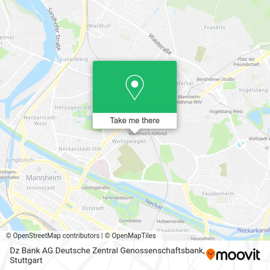 Карта Dz Bank AG Deutsche Zentral Genossenschaftsbank