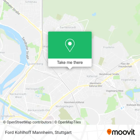 Карта Ford Kohlhoff Mannheim