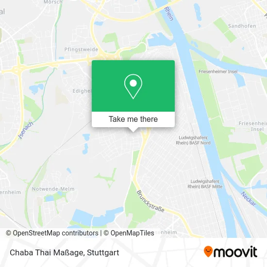 Карта Chaba Thai Maßage