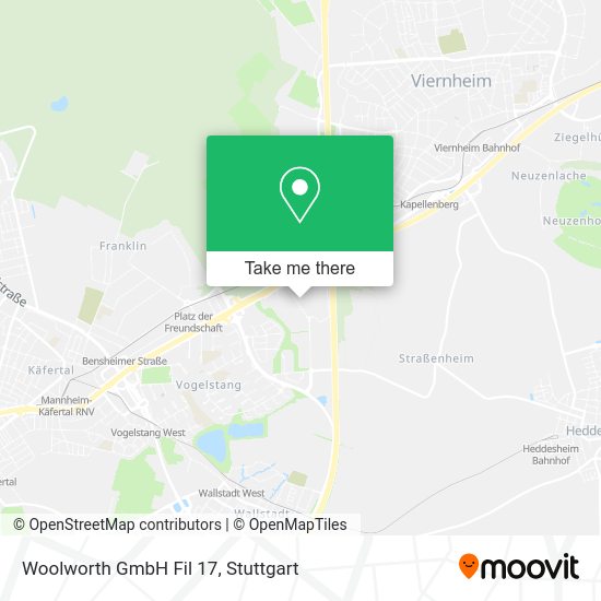 Карта Woolworth GmbH Fil 17