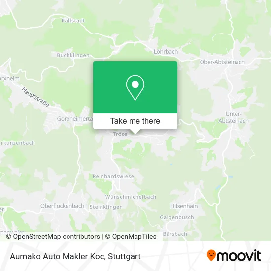 Карта Aumako Auto Makler Koc