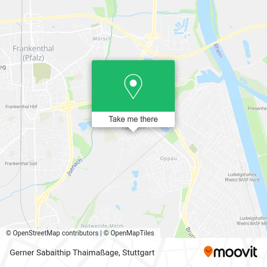 Карта Gerner Sabaithip Thaimaßage