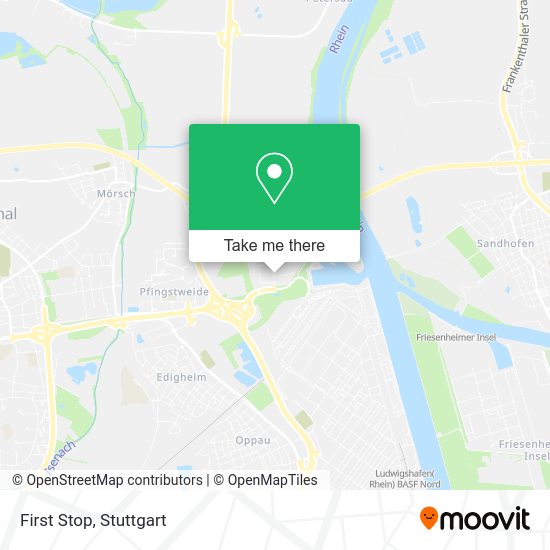 First Stop map
