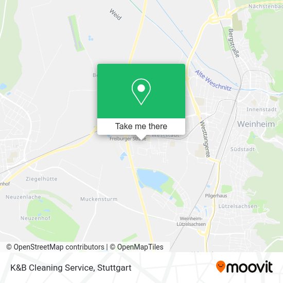 Карта K&B Cleaning Service