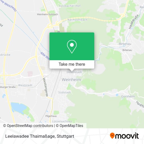 Карта Leelawadee Thaimaßage