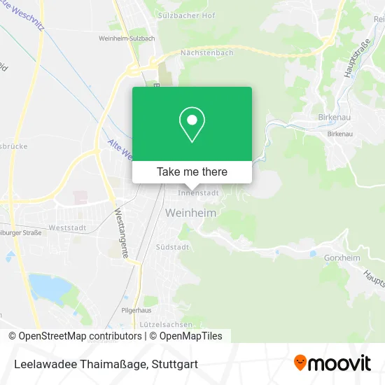 Карта Leelawadee Thaimaßage
