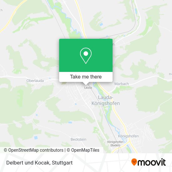 Карта Delbert und Kocak