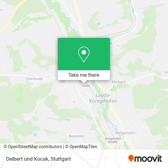 Карта Delbert und Kocak