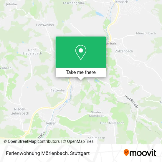 Карта Ferienwohnung Mörlenbach