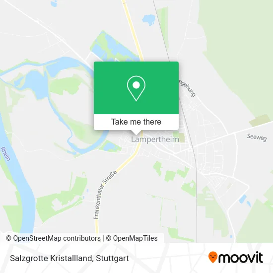 Карта Salzgrotte Kristallland