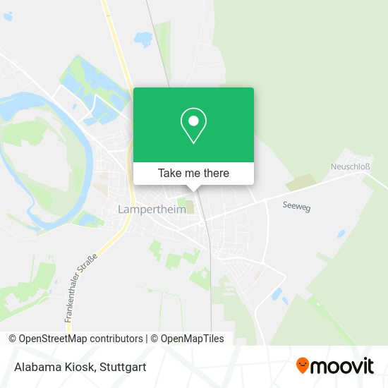 Карта Alabama Kiosk