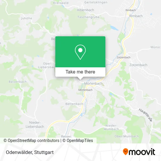 Карта Odenwälder