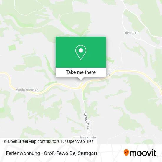 Карта Ferienwohnung - Groß-Fewo.De