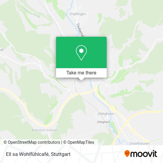 Карта Ell sa Wohlfühlcafé