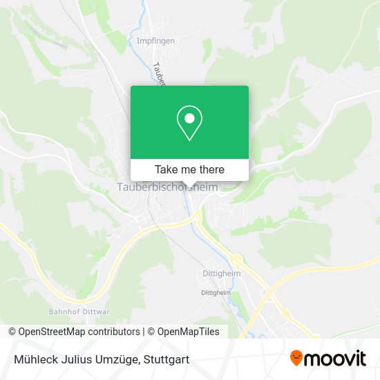 Карта Mühleck Julius Umzüge