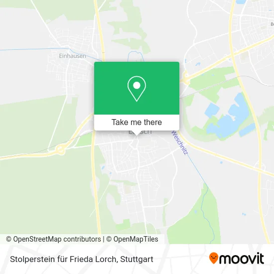 Карта Stolperstein für Frieda Lorch