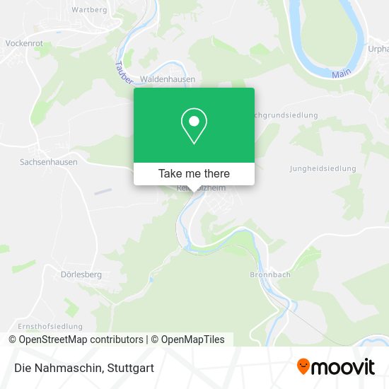 Карта Die Nahmaschin
