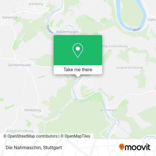 Карта Die Nahmaschin