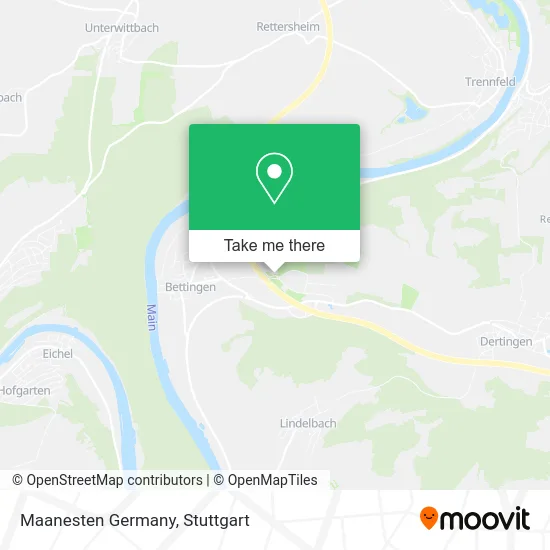 Maanesten Germany map