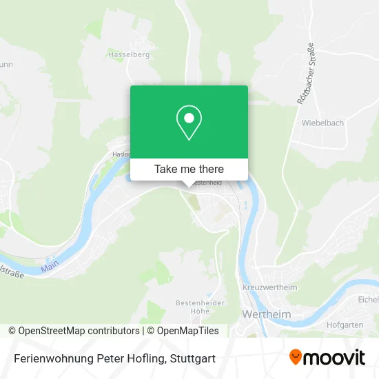 Карта Ferienwohnung Peter Hofling