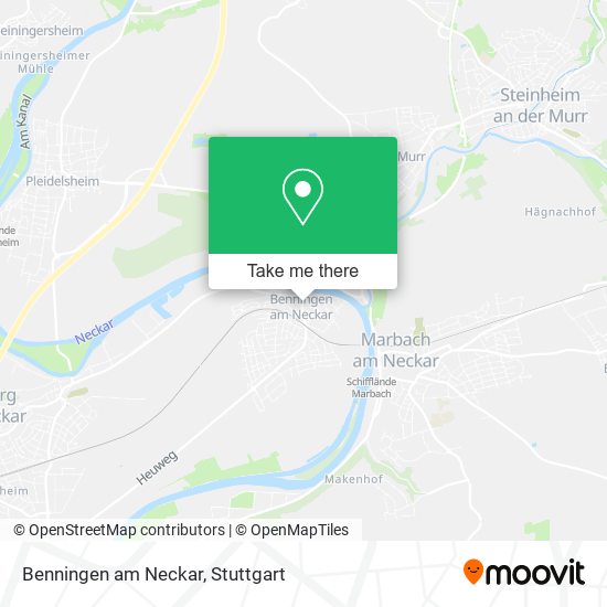 Benningen am Neckar map