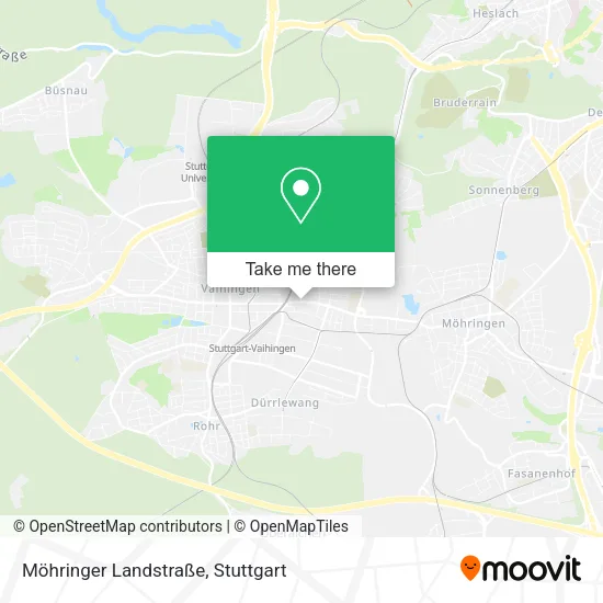 Карта Möhringer Landstraße
