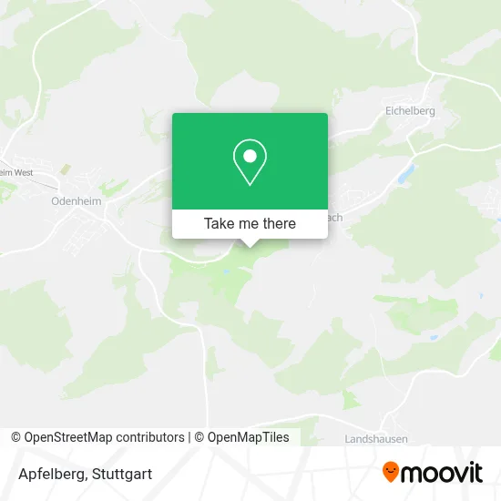 Apfelberg map