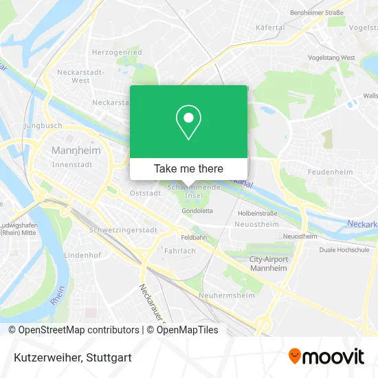 Kutzerweiher map
