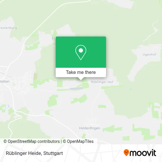 Rüblinger Heide map