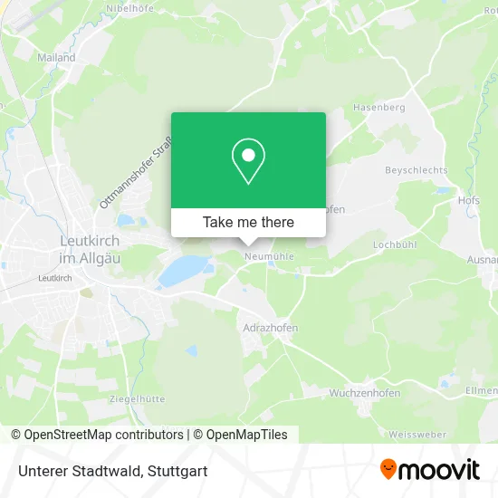 Unterer Stadtwald map