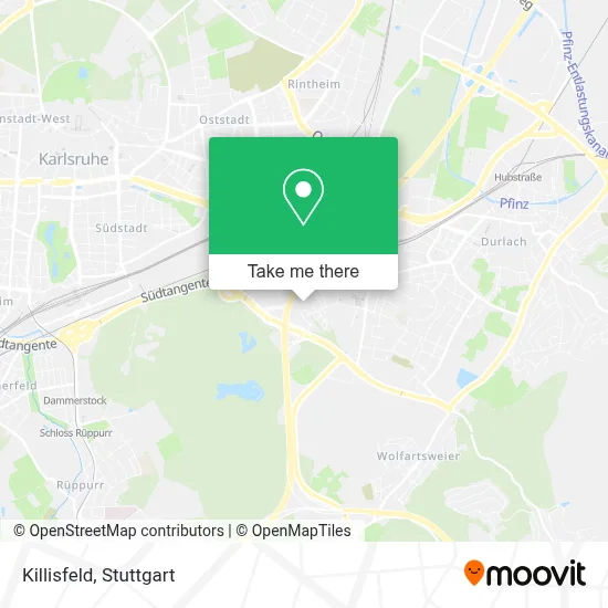 Killisfeld map