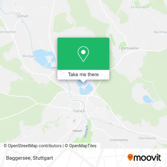Baggersee map