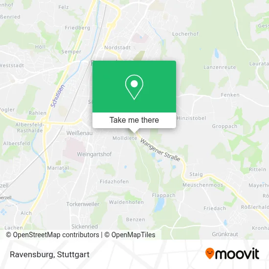 Ravensburg map