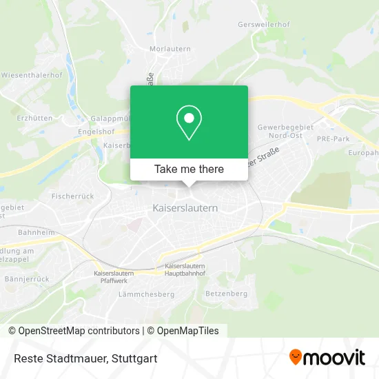 Reste Stadtmauer map