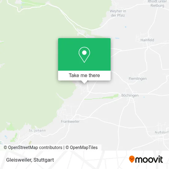 Gleisweiler map