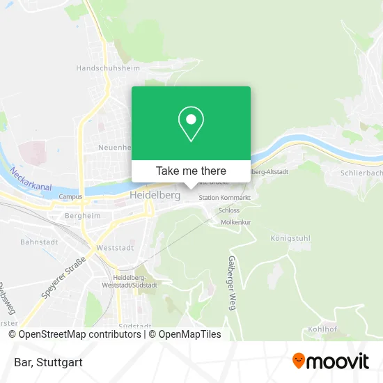 Bar map