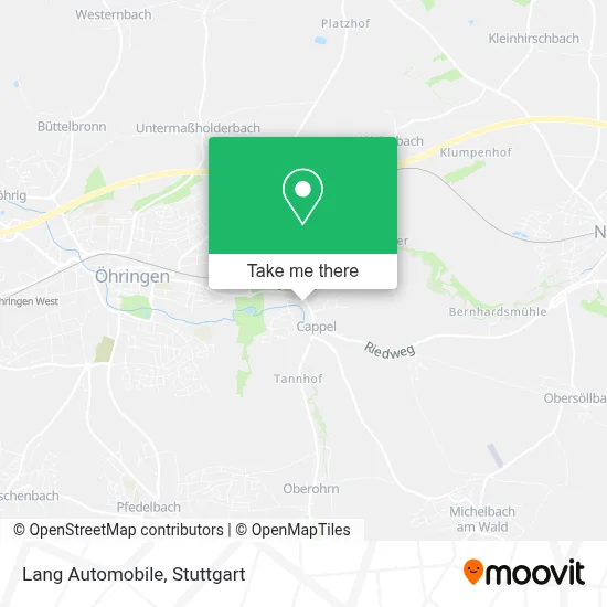 Lang Automobile map