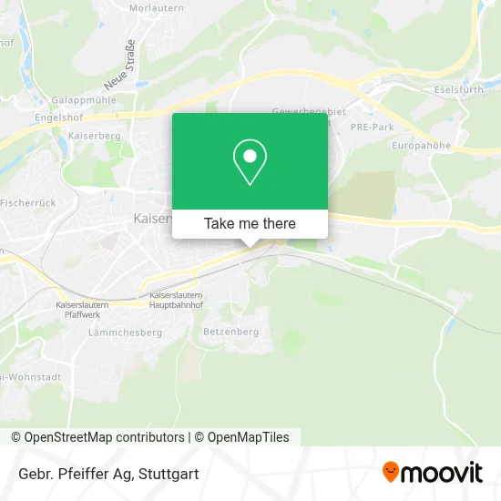Gebr. Pfeiffer Ag map