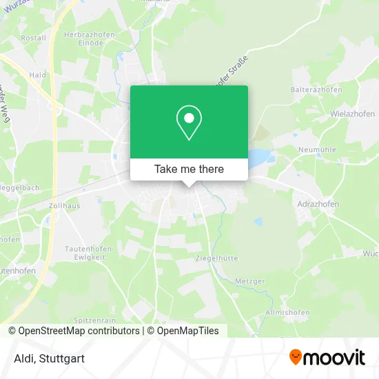 Aldi map