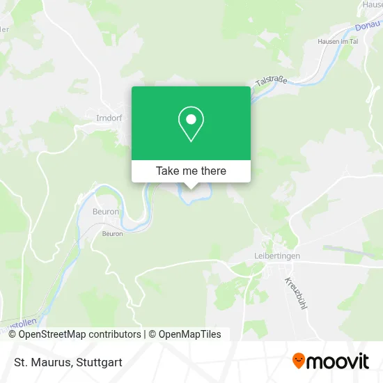 St. Maurus map
