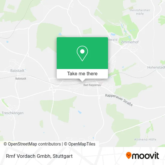 Rmf Vordach Gmbh map
