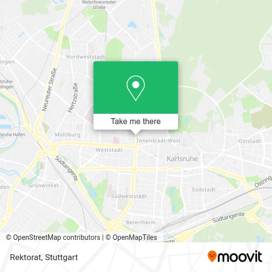 Rektorat map
