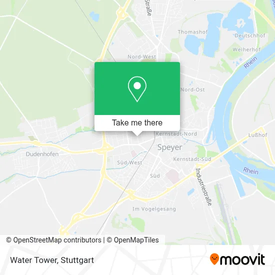 Wasserturm map