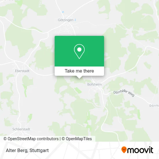 Alter Berg map
