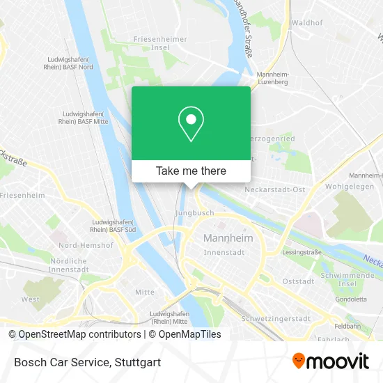 Bosch Car Service map